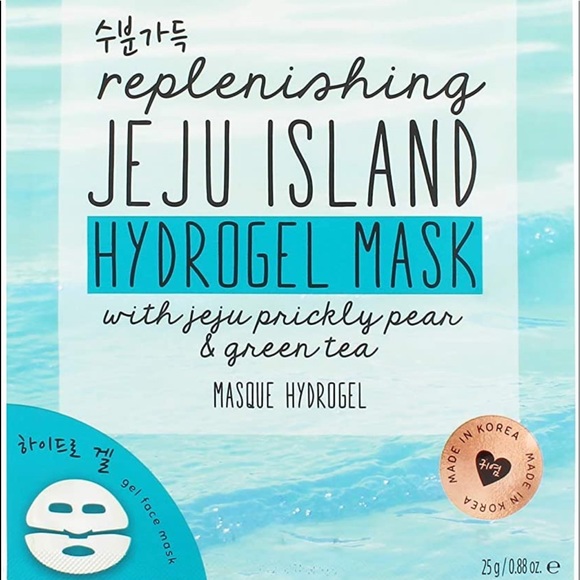 Oh K! Korean—Jeju Island Chamomile/Green Tea Replenishing Hydrogel Face Mask—NEW - Picture 6 of 7